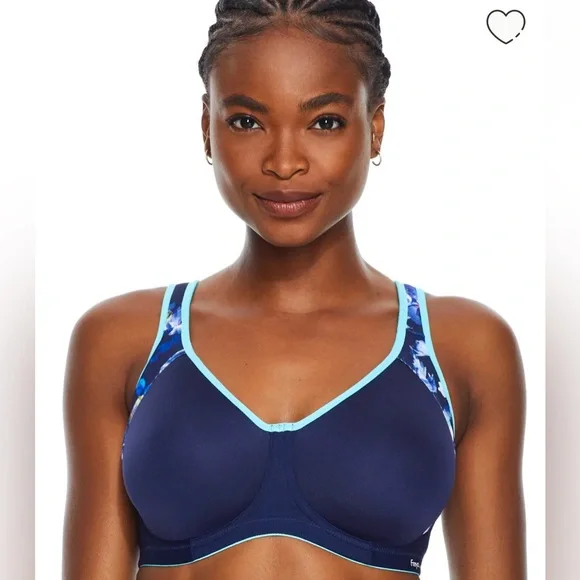 Freya, Intimates & Sleepwear, Nwot Freya Active Sonic High Impact  Underwire Sports Bra Color Navy Size Us 34 I